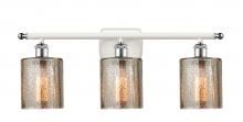 Innovations Lighting 516-3W-WPC-G116-LED - Cobbleskill - 3 Light - 25 inch - White Polished Chrome - Bath Vanity Light