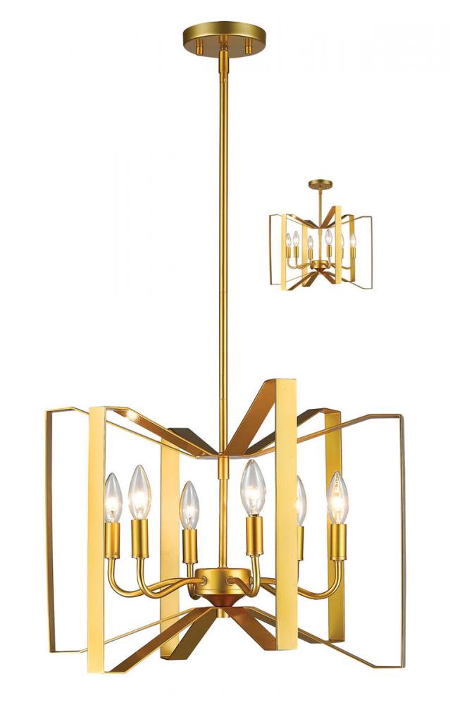 6 Light Chandelier