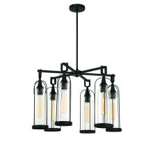 Eurofase 42729-013 - 27" 6LT outdoor chandelier