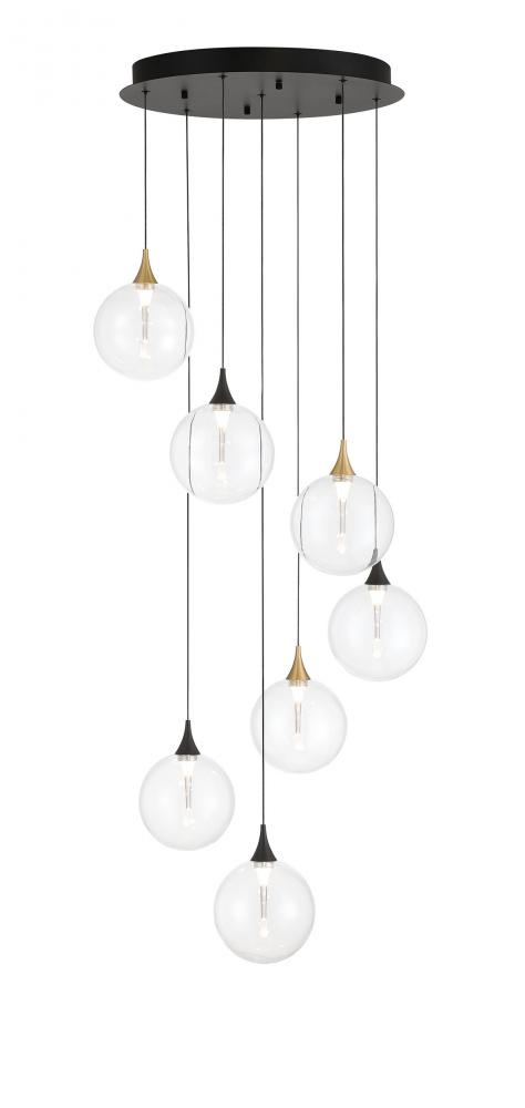Iissa-Chandelier-7Lt-21In-Gbm-CL