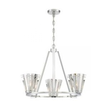 Eurofase 38865-015 - Ricca, 3LT Chandelier, Chr
