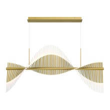 Eurofase 47126-015 - Voltik 59" LED Chandelier In Gold