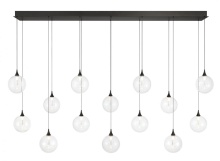 Eurofase 48939-010 - Iissa-Chandelier-14Lt-72In-BK-CL