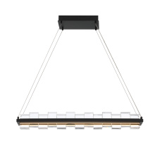 Eurofase 45717-017 - Bruco 2 Light Island Chandelier in Black
