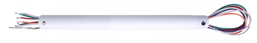 Replacement 12" Downrod for AC Motor Fans, MWH Color, 1" Diameter with Thread