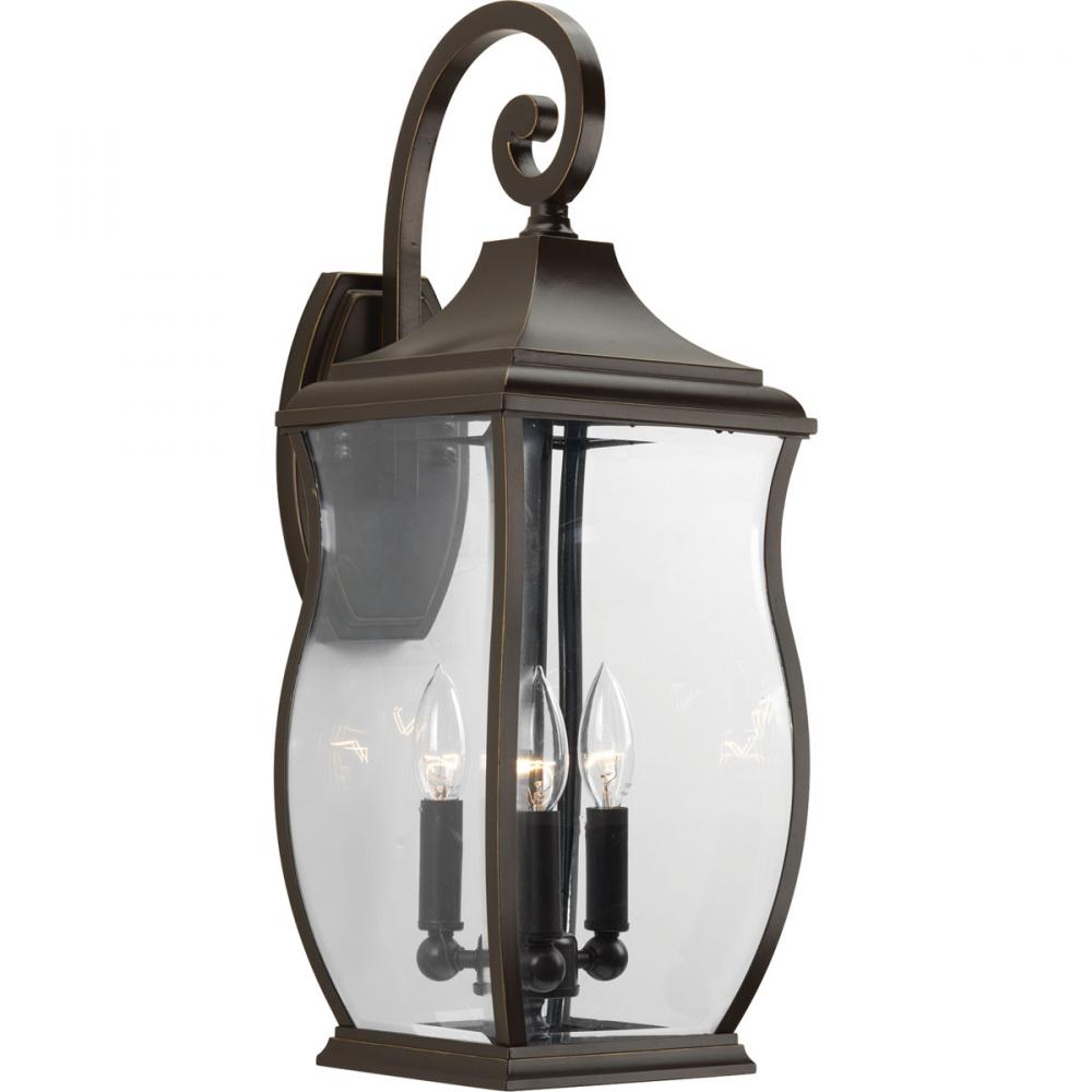 P5699-108 3-60W CAND WALL LANTERN