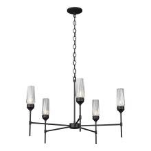 Hubbardton Forge - Canada 105060-SKT-10-CR - Luma 5 Arm Chandelier