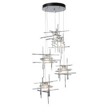 Hubbardton Forge - Canada 131128-SKT-STND-85-YC0305 - Tura 5-Light Frosted Glass Pendant