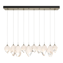 Hubbardton Forge - Canada 131145-SKT-LONG-84-WP0756 - Chrysalis 10-Light Mixed Crystal Pendant