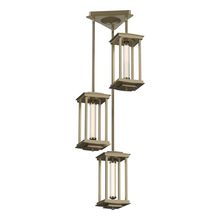 Hubbardton Forge - Canada 131635-LED-MULT-84-ZM0733 - Athena Triple Short LED Lantern