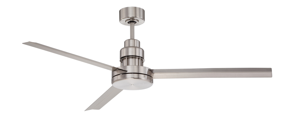 54" Mondo in Brushed Polished Nickel w/ Brushed Polished Nickel Blades