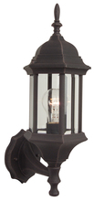 Craftmade Z290-RT - Hex Style Cast 1 Light Small Outdoor Wall Lantern in Rust